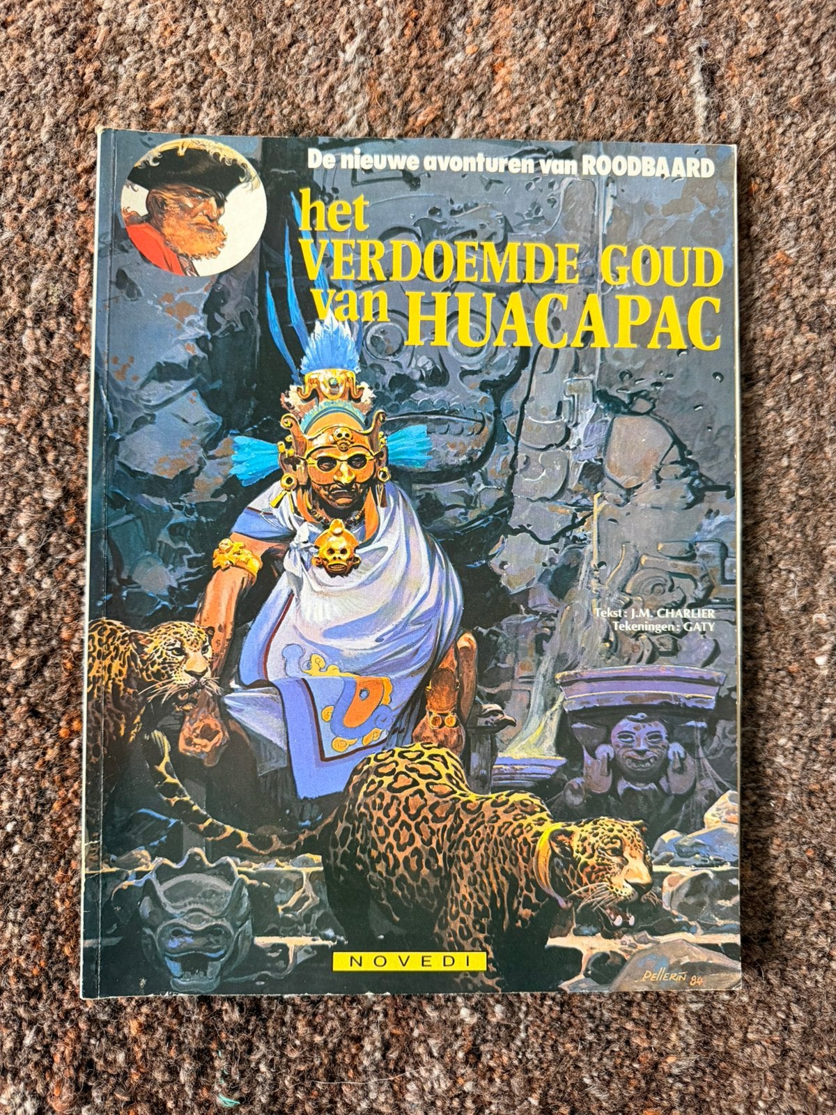 Charlier - Roodbaard - Verdoemde goud van huacapac, Boeken, Eén stripboek, Ophalen of Verzenden, Zo goed als nieuw, Charlier