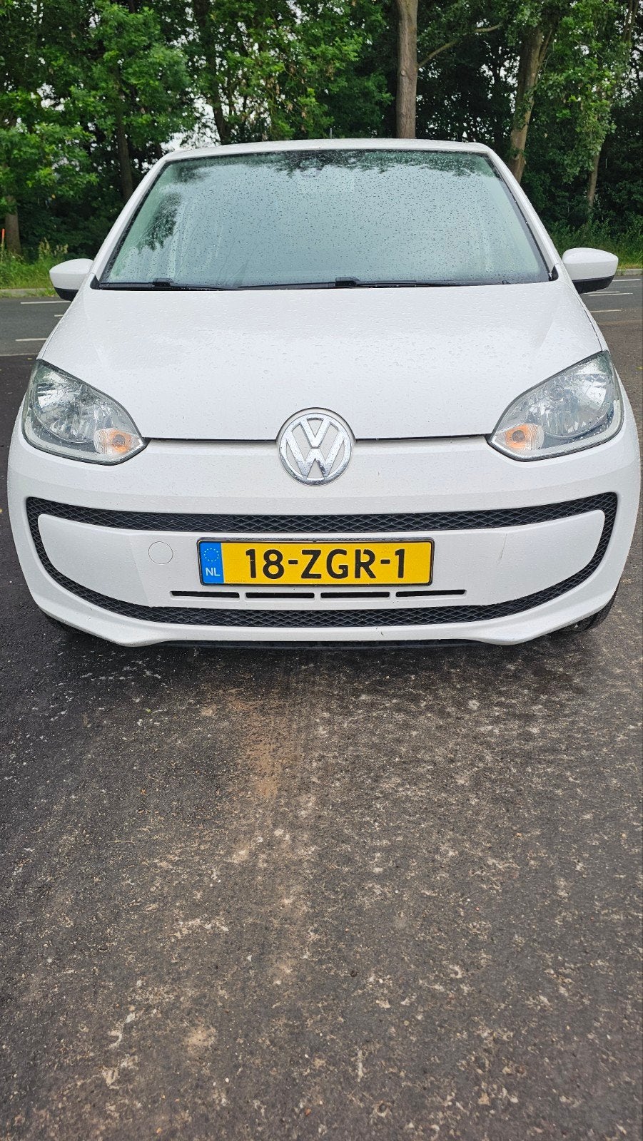Volkswagen up! 1.0 55KW  2012 Wit, Auto's, Voorwielaandrijving, Stof, 74 pk, Up!