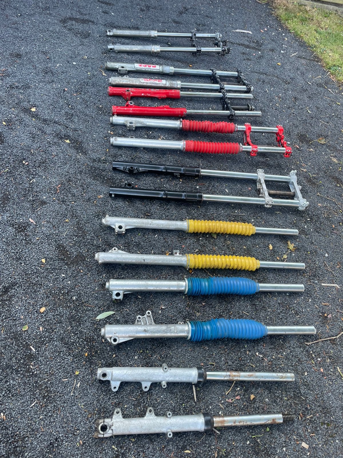 Schokbrekers yamaha xt honda xr, Motoren, Ophalen