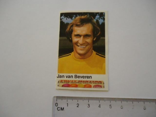 sticker oud Jan van BEVEREN voetbal Wk 1978 PSV eindhoven, Verzamelen, Stickers, Verzenden, Zo goed als nieuw