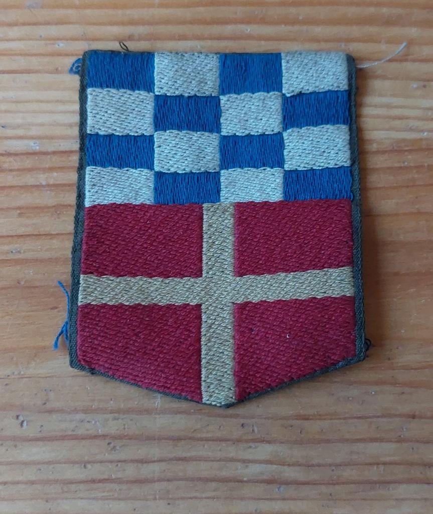 Mouwembleem Natres, Verzamelen, Ophalen of Verzenden, Landmacht, Nederland, Embleem of Badge