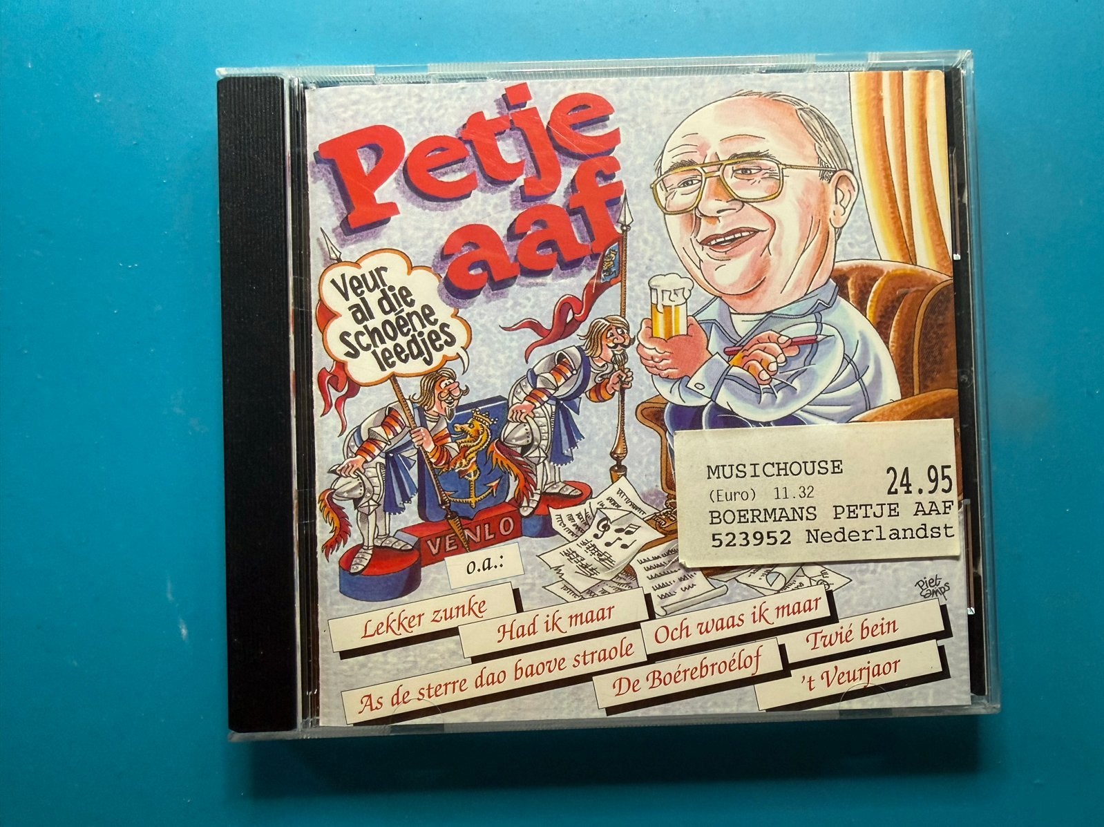 Petje Aaf - Verzameling van Limburgse liedjes (CD), Zo goed als nieuw, Inclusief boekje, Album, Schlager