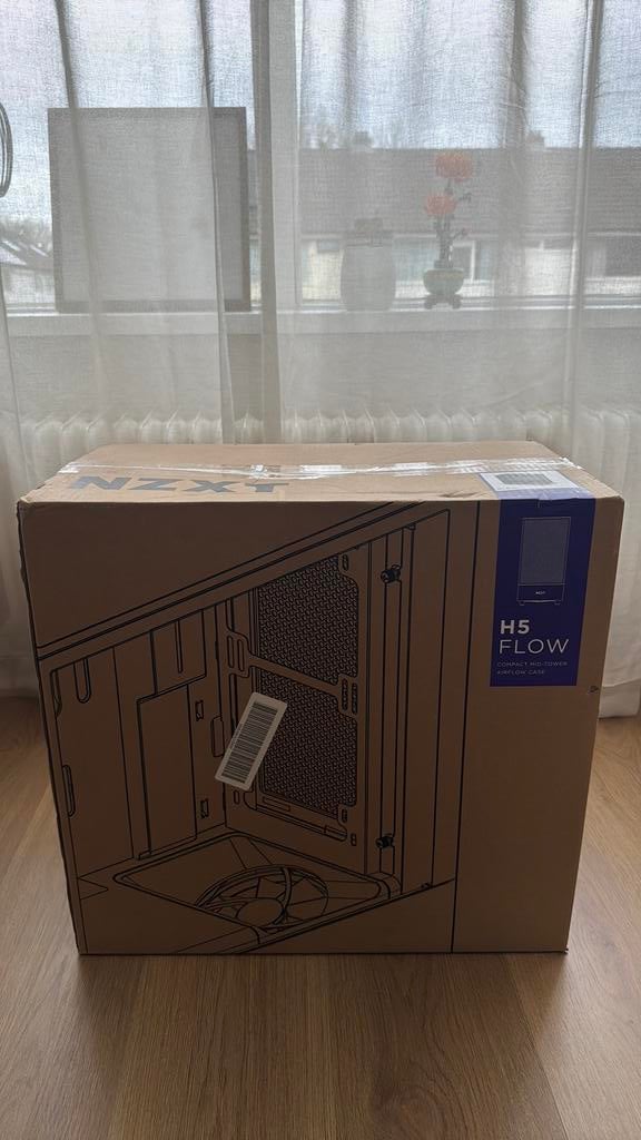 NZXT H5 Flow - Black Behuizing, Ophalen of Verzenden, Nieuw
