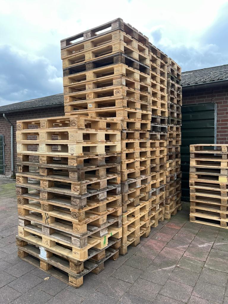 Euro pallets 80x120, 100 cm of meer, 60 cm of meer, Overige typen, Minder dan 35 cm