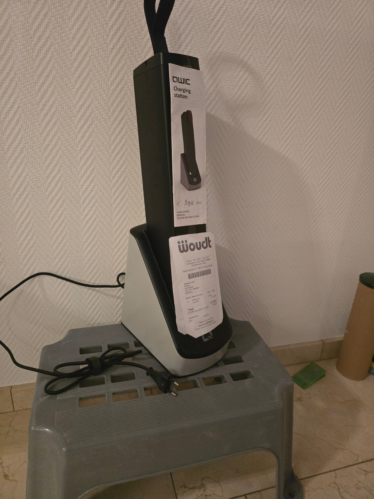 OWIC Oplaadstation met accu, Telecommunicatie, Mobiele telefoons | Telefoon-opladers, Ophalen of Verzenden, Zo goed als nieuw