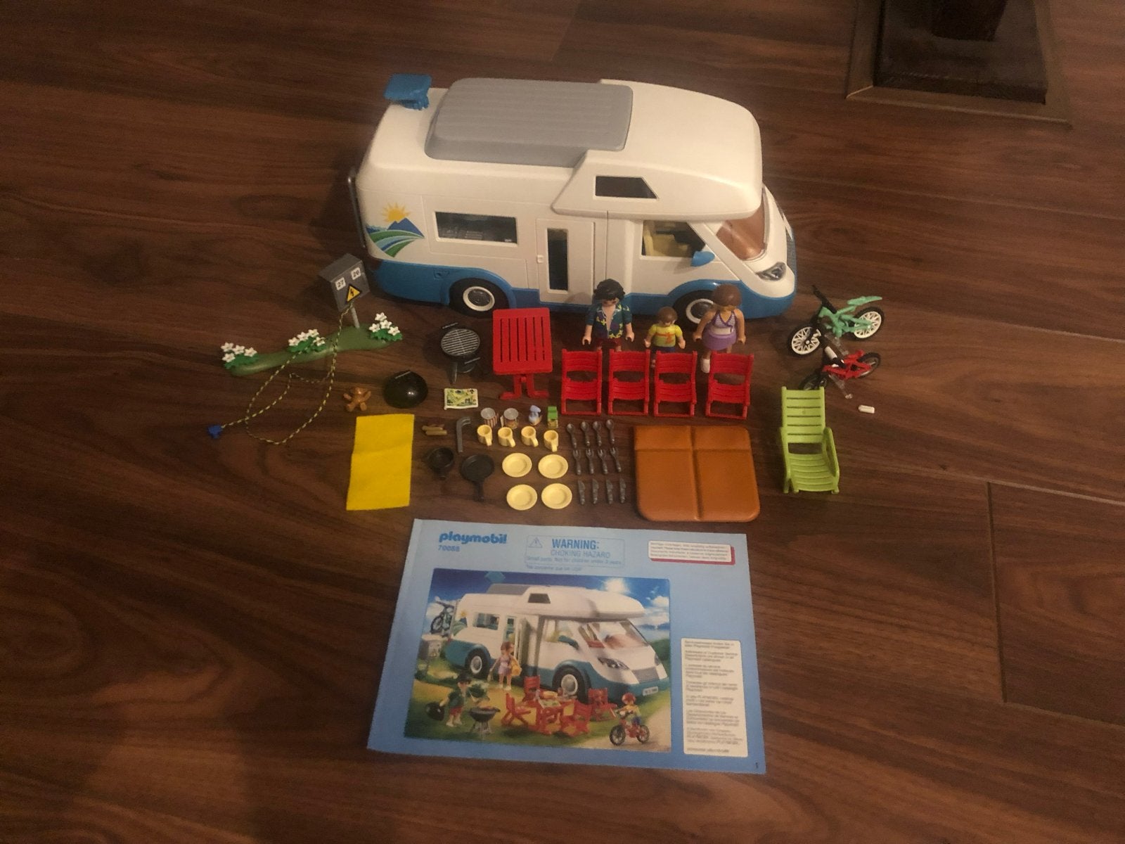 Playmobil Camper 70088 - Complete Set met Accessoires, Kinderen en Baby's, Speelgoed | Playmobil, Complete set, Voertuig, Zo goed als nieuw