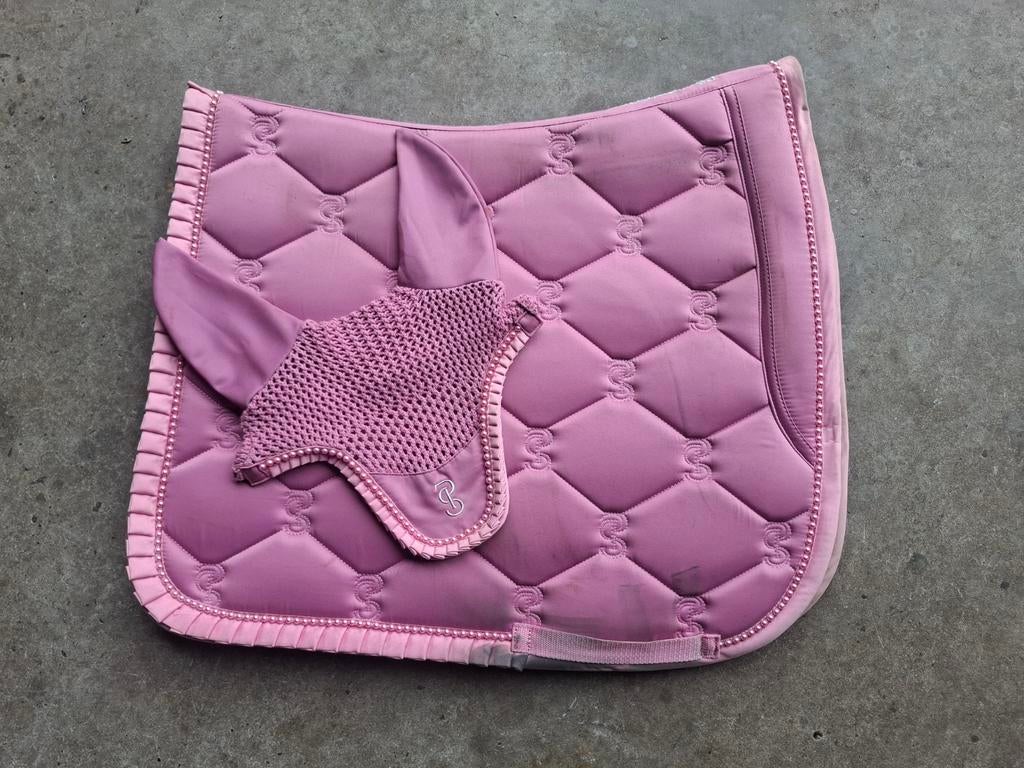 Ps of sweden Magenta (fell roze) maat full dressuur, Dieren en Toebehoren, Full (L), Gebruikt, Dressuurdekje, Ophalen of Verzenden