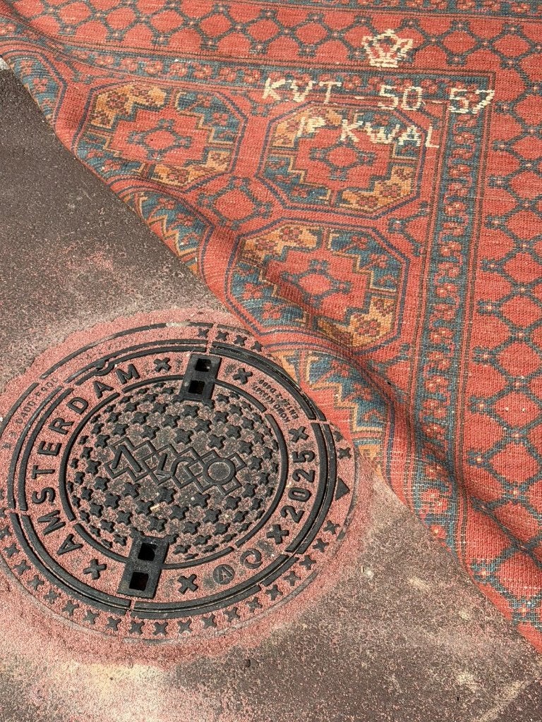 Zeldzaam Nederlands Koninklijke museum tapijt – 525  408 cm, Huis en Inrichting, Stoffering | Tapijten en Kleden, Zo goed als nieuw