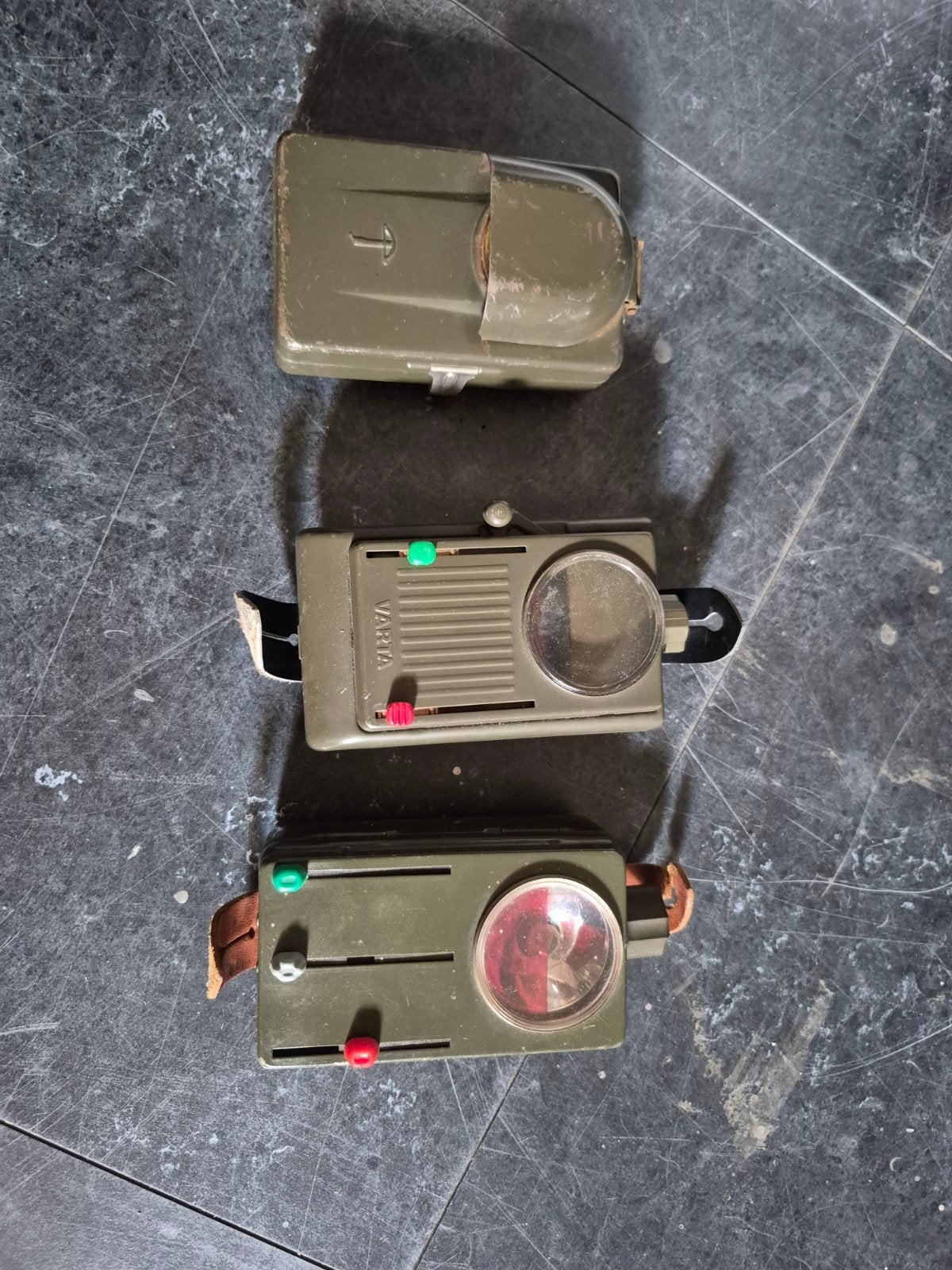 3x leger zaklampen, Ophalen of Verzenden, Landmacht, Nederland, Overige typen
