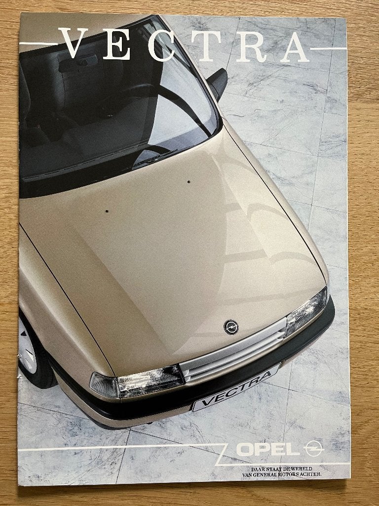 Autofolder/Brochure Opel Vectra 1988. 8/88, Ophalen of Verzenden, Nieuw, Opel