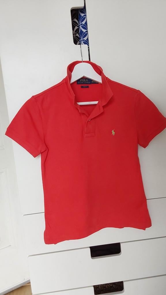 Ralph Lauren Polo Shirt Maat 140 Jongens Slim Fit, Gebruikt, Ophalen of Verzenden, Shirt of Longsleeve, Jongen