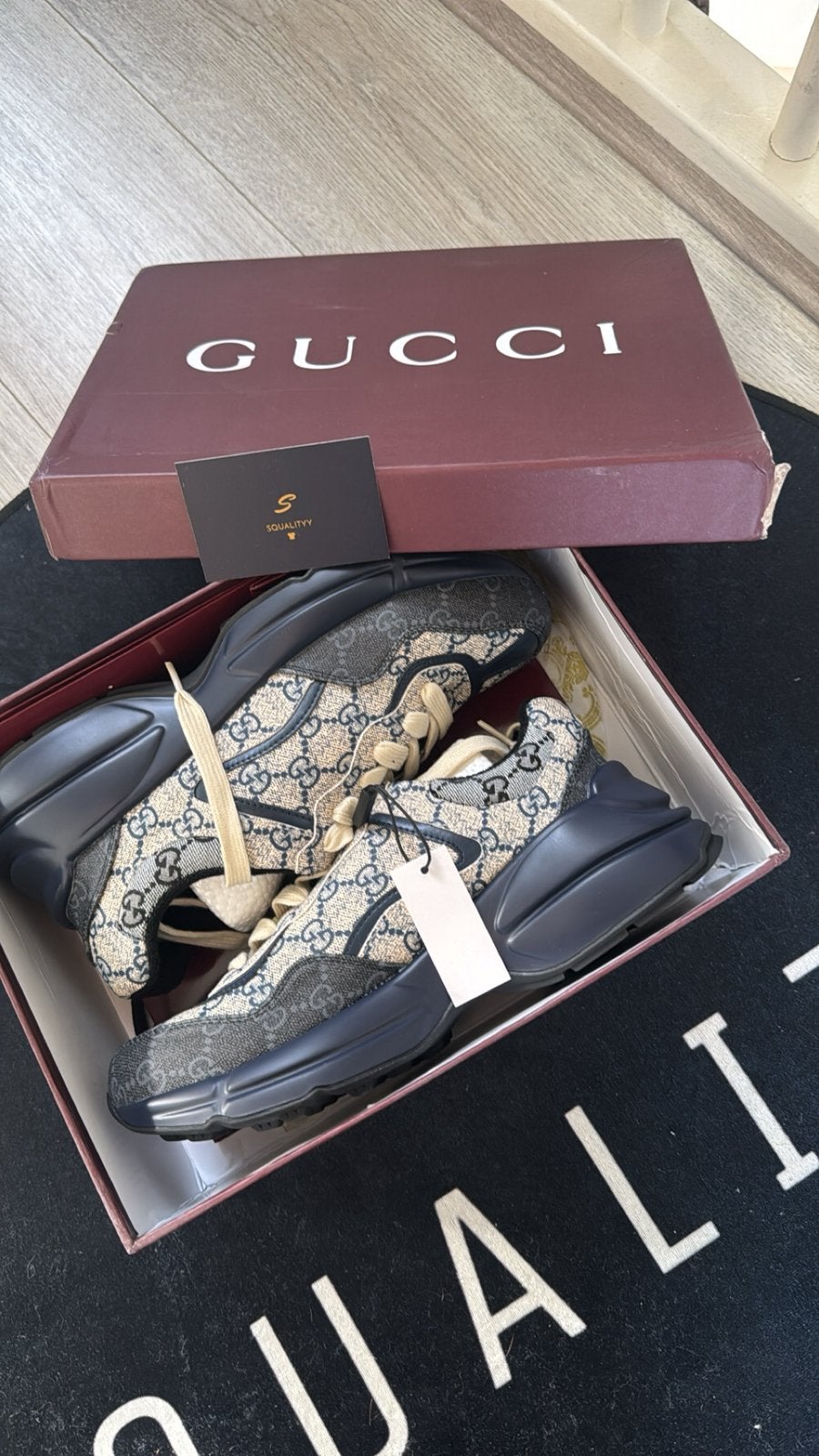 Gucci rython - maat 44 en 46 beschikbaar, Kleding | Heren, Schoenen, Overige kleuren, Nieuw, Ophalen of Verzenden, Sneakers of Gympen