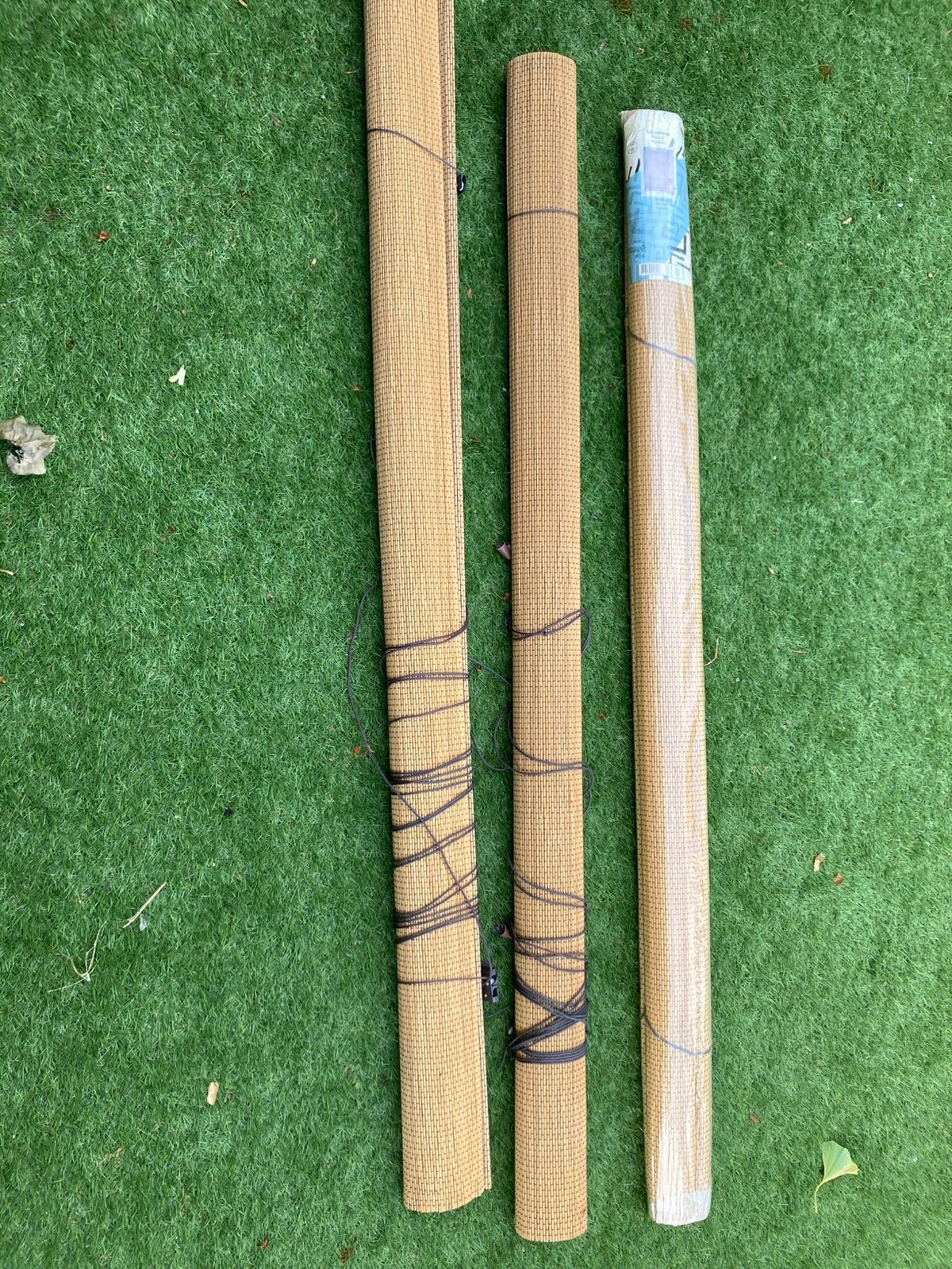 Xenos Bamboe rolgordijn/rollo 3 stuks 150x180, Ophalen, Zo goed als nieuw, Rolgordijn, Bamboe