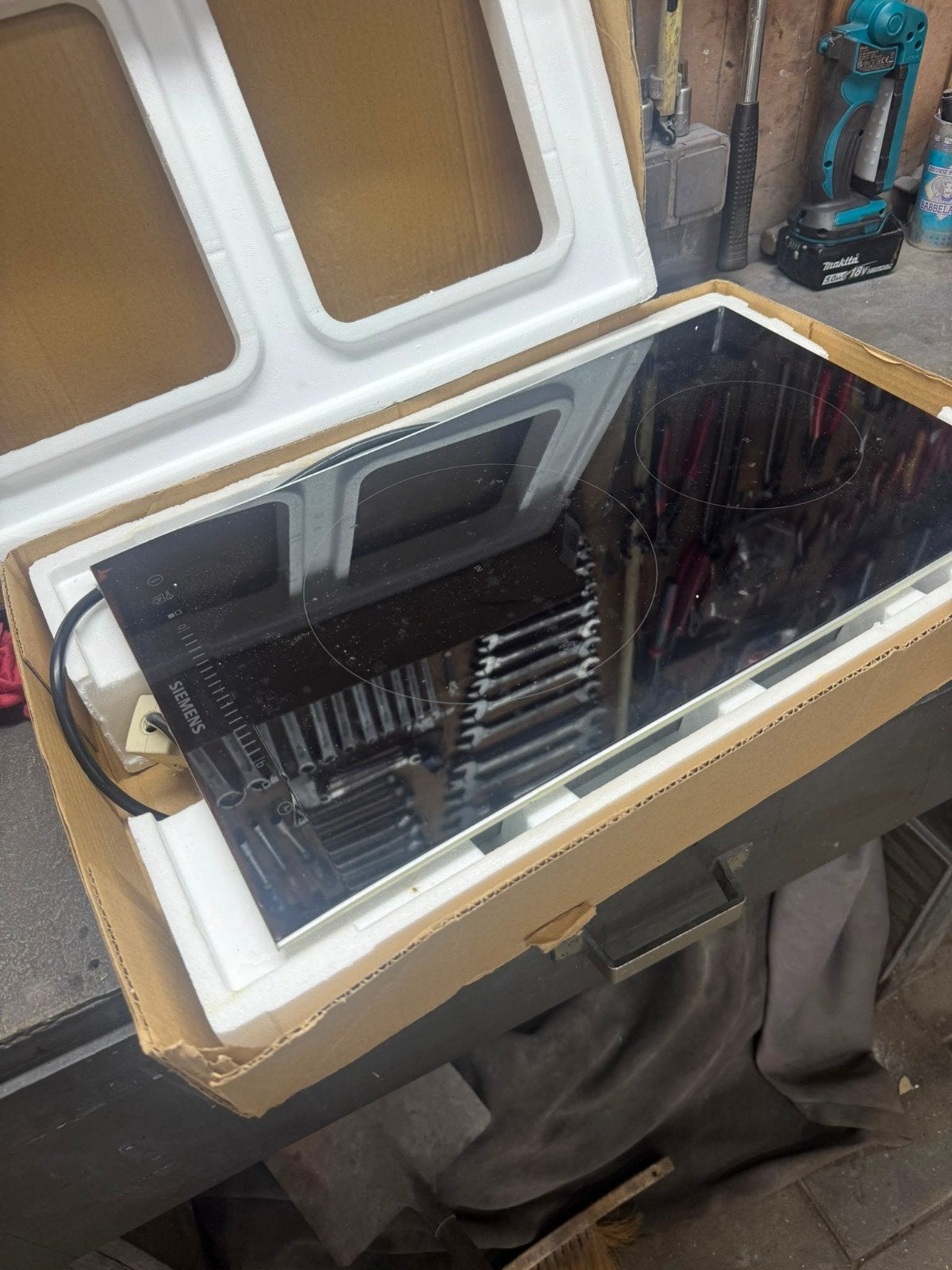 Siemens Inductie Inbouw Kookplaat1E Showmodel, Witgoed en Apparatuur, Kookplaten, Ophalen of Verzenden