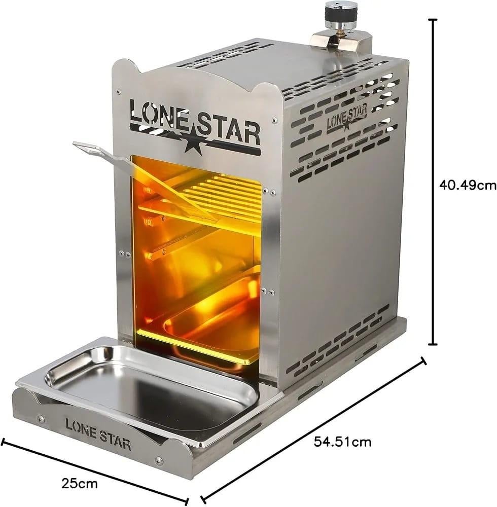 Lone Star Beef Maker - Hoge Temperatuur Grill (800C+), Ophalen of Verzenden, Nieuw, Lone Star