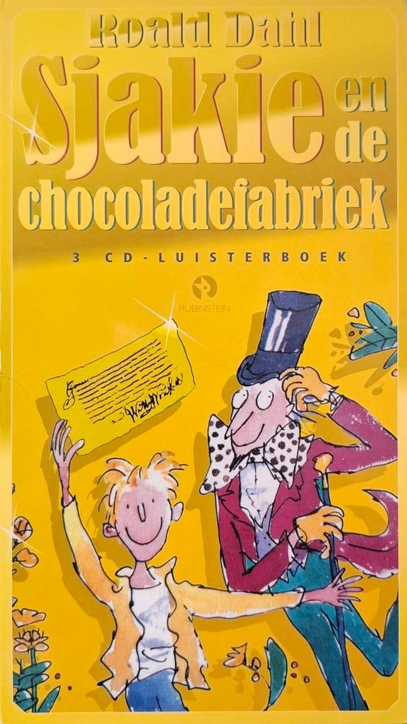 Roald Dahl Sjakie en de chocoladefabriek 3 CD Luisterboek, Boeken, Luisterboeken, Ophalen of Verzenden, Roald Dahl, Cd, Kind