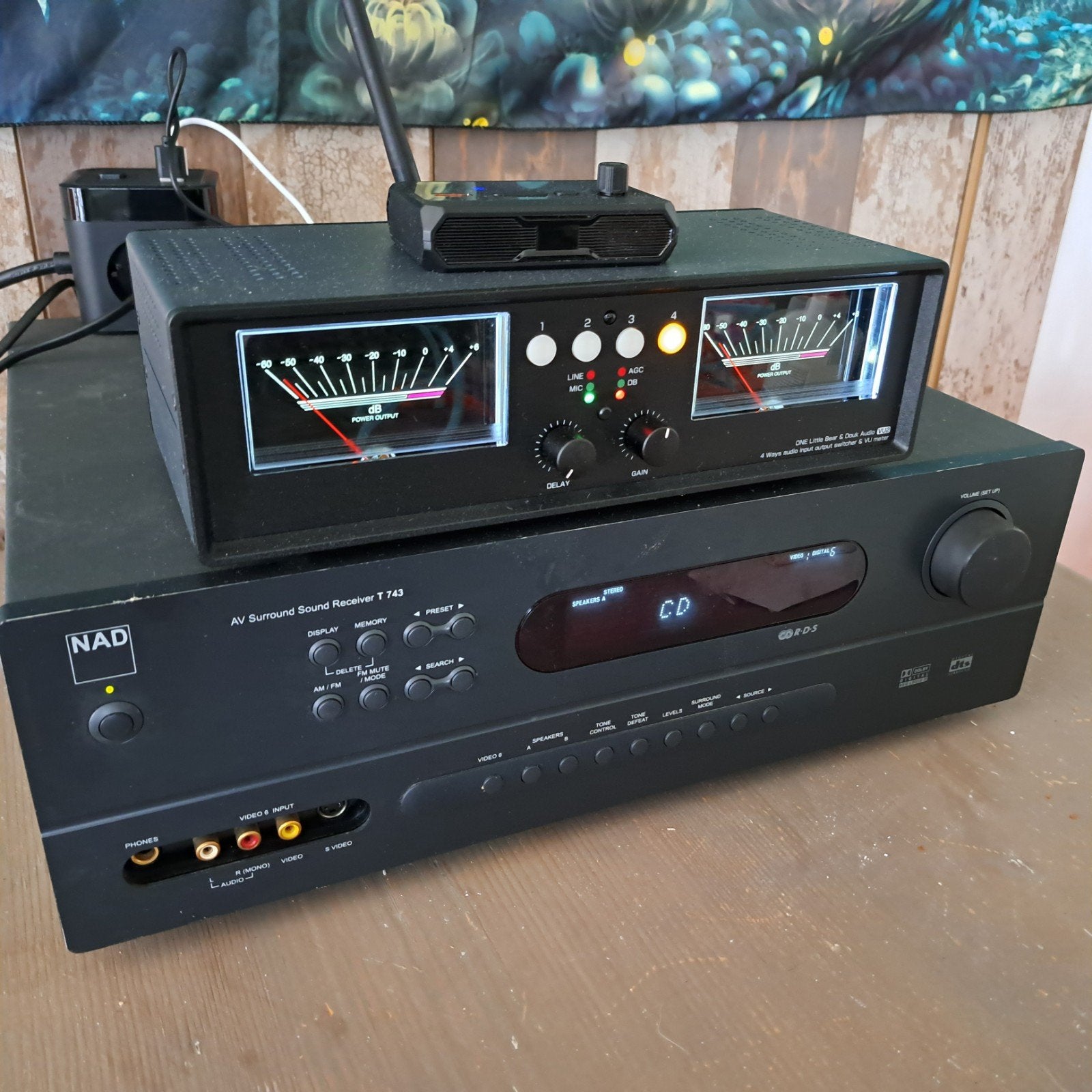 Nad T 743 met VU meters en bluetooth, Ophalen, Zo goed als nieuw