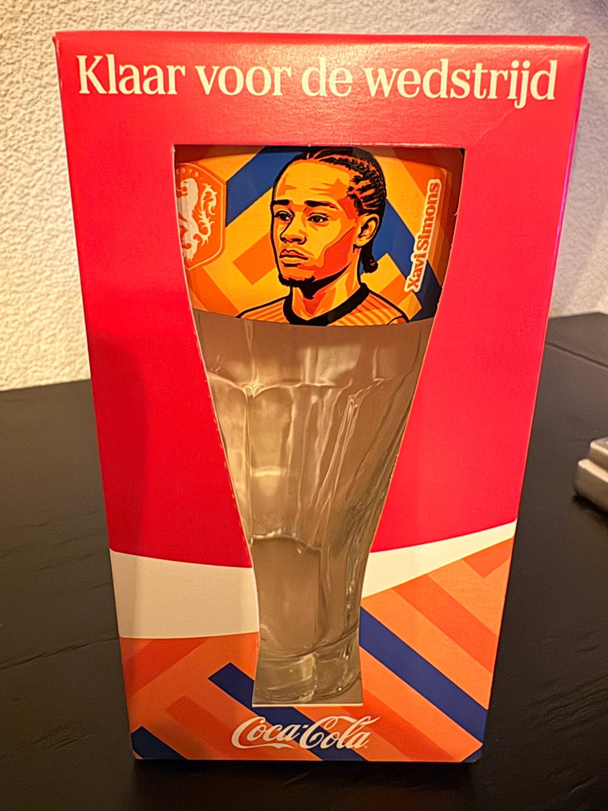 Xavi Simons limited edition glas van Coca Cola, Verzamelen, Verzenden, Nieuw, Frisdrankglas