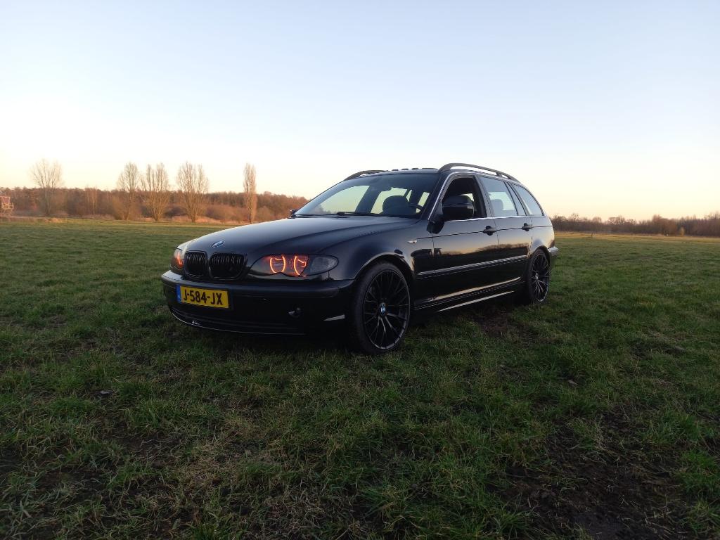 E46 Driftauto – M47D20TU2 – Gelast Diff, Auto's, Achterwielaandrijving, Zwart, 4 cilinders, Zwart