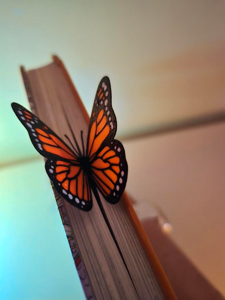 Vlinder boekenlegger monarch 3d, Ophalen of Verzenden, Nieuw