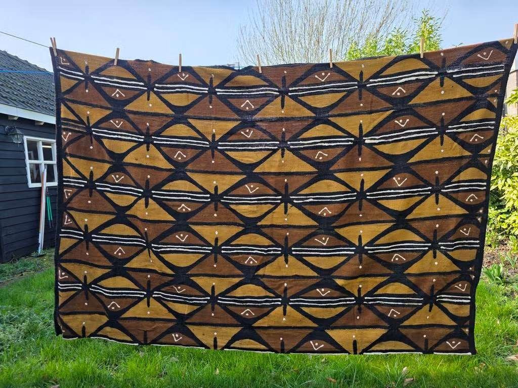 Bogolan modderdoek uit Mali, Ophalen of Verzenden, Nieuw