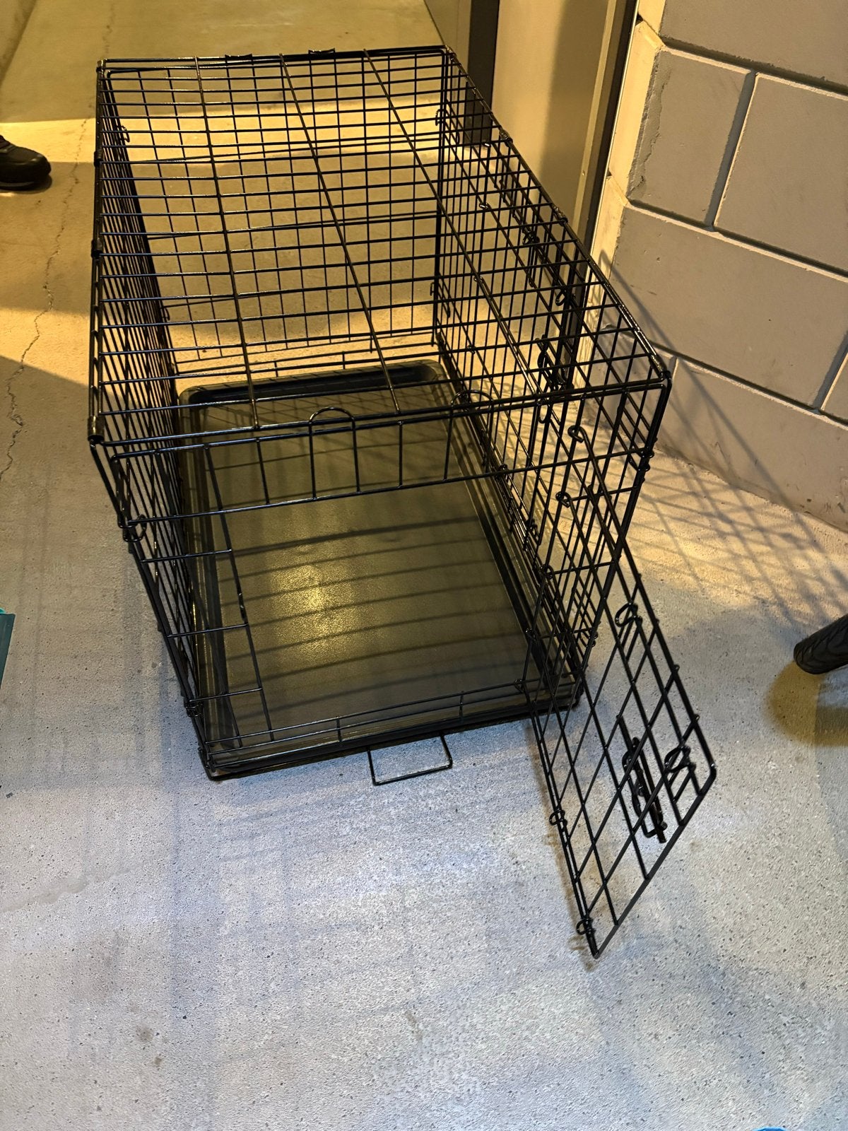 Honden bech zwart, is gebruikt voor een franse bulldog, Ophalen, Gebruikt