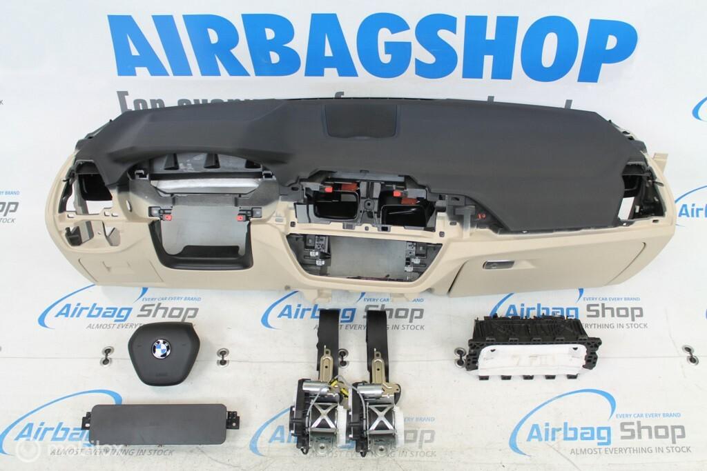 Airbag set Dashboard zwart/beige speaker BMW X3 G01 2018-..., Gebruikt, Ophalen of Verzenden