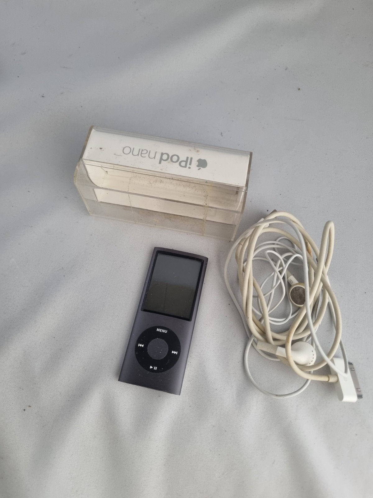 Apple iPod Nano 8GB met doosje batterij op, Audio, Tv en Foto, Mp3-spelers | Apple iPod, Gebruikt, Zwart, Ophalen of Verzenden