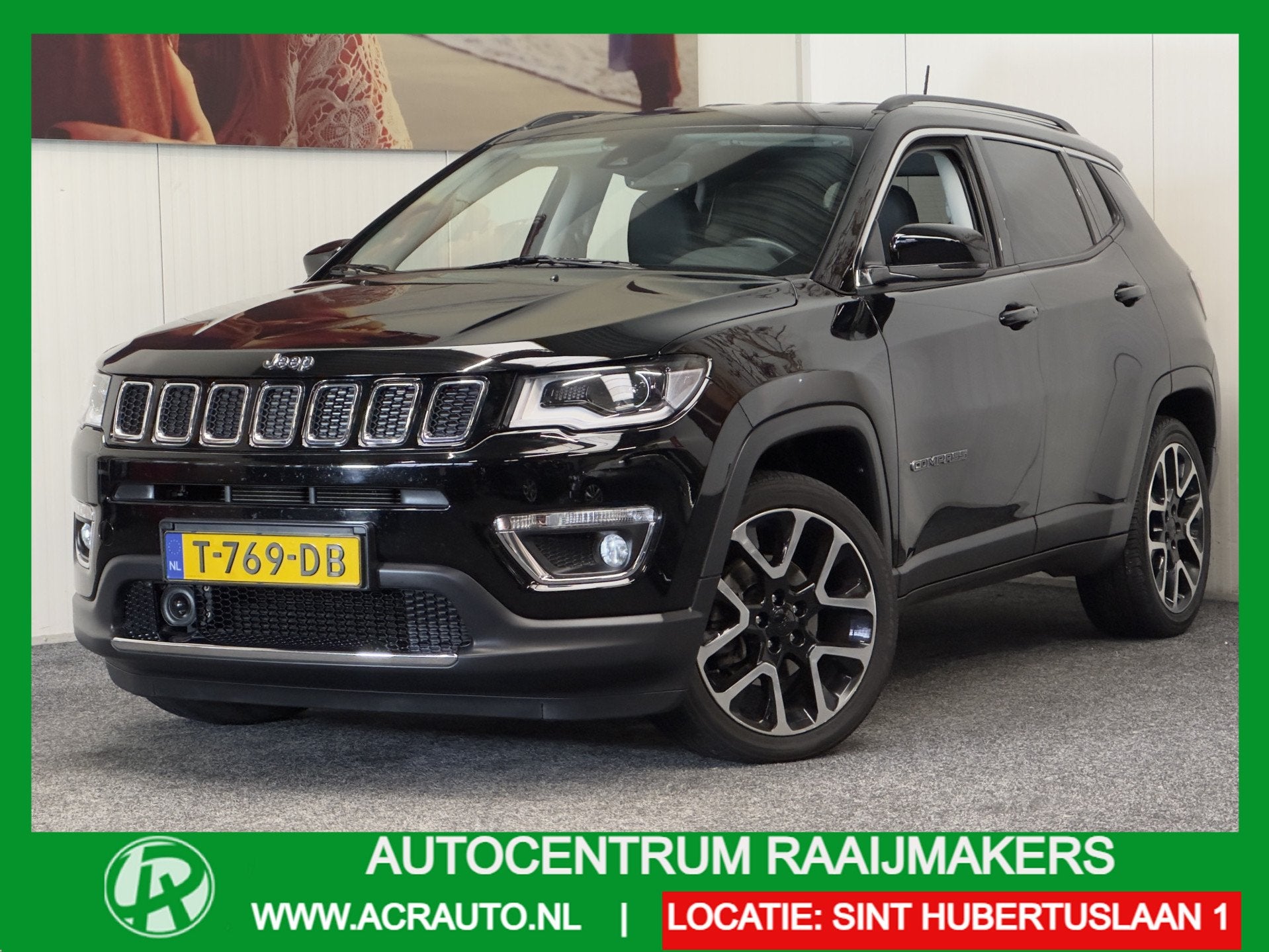 Jeep Compass 1.4 MULTIAIR LIMITED NAVIGATIE ADAPTIVE CRUISE, Auto's, Voorwielaandrijving, 450 kg, Gebruikt, 4 cilinders
