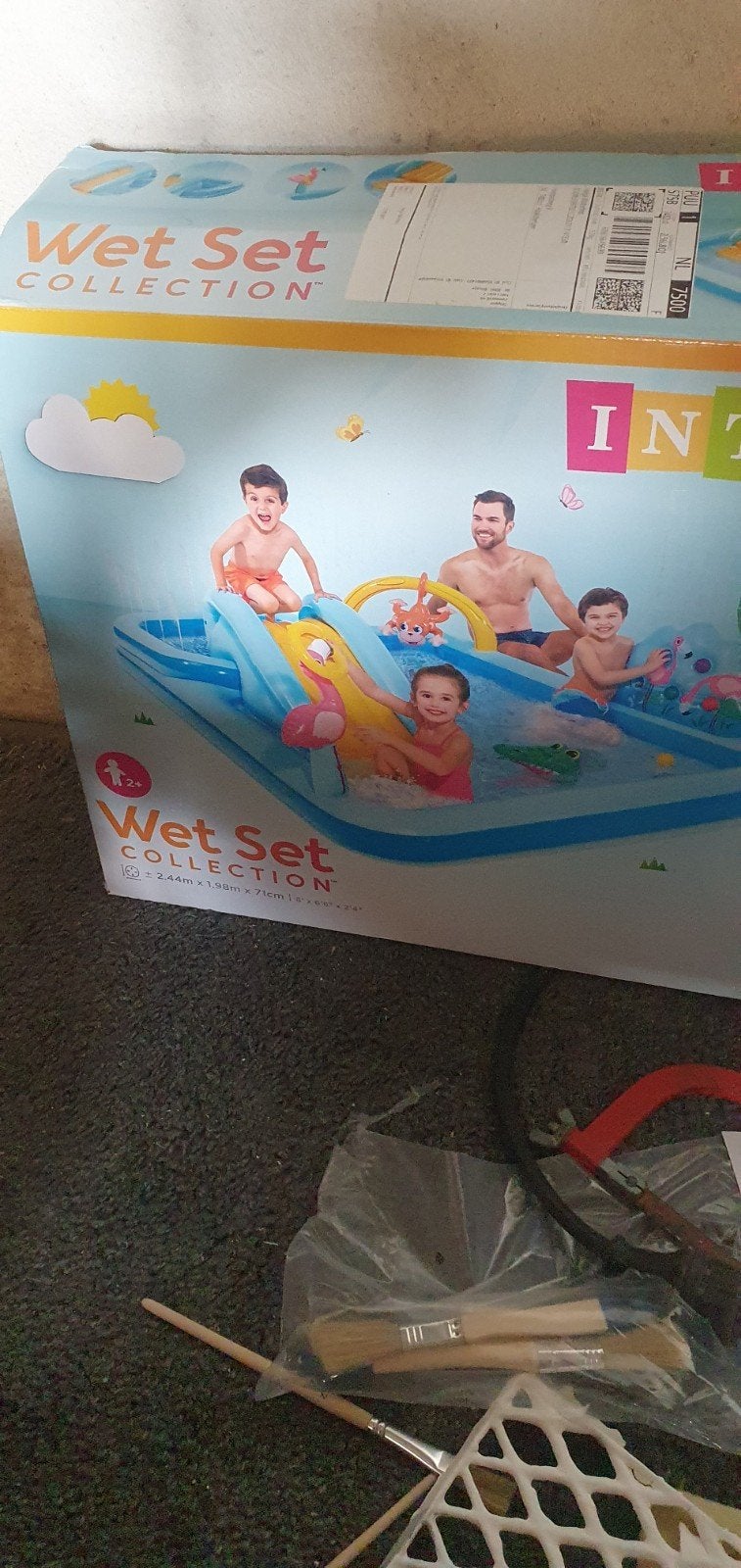 Nieuw Intex Wet Set zwembad met glijbaan, Ophalen of Verzenden