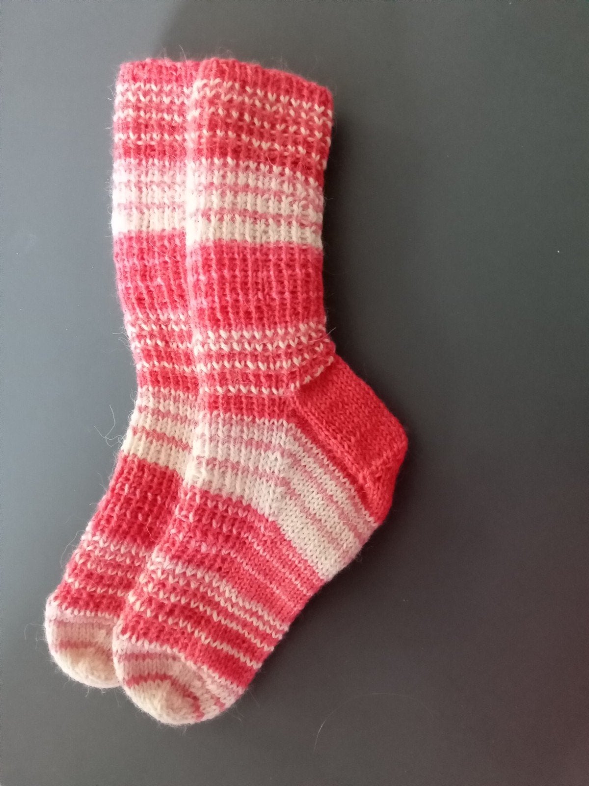 Mooie nieuwe handgebreide warme kindersokjes 24/26, Ophalen, Nieuw, Jongen of Meisje, Sokken