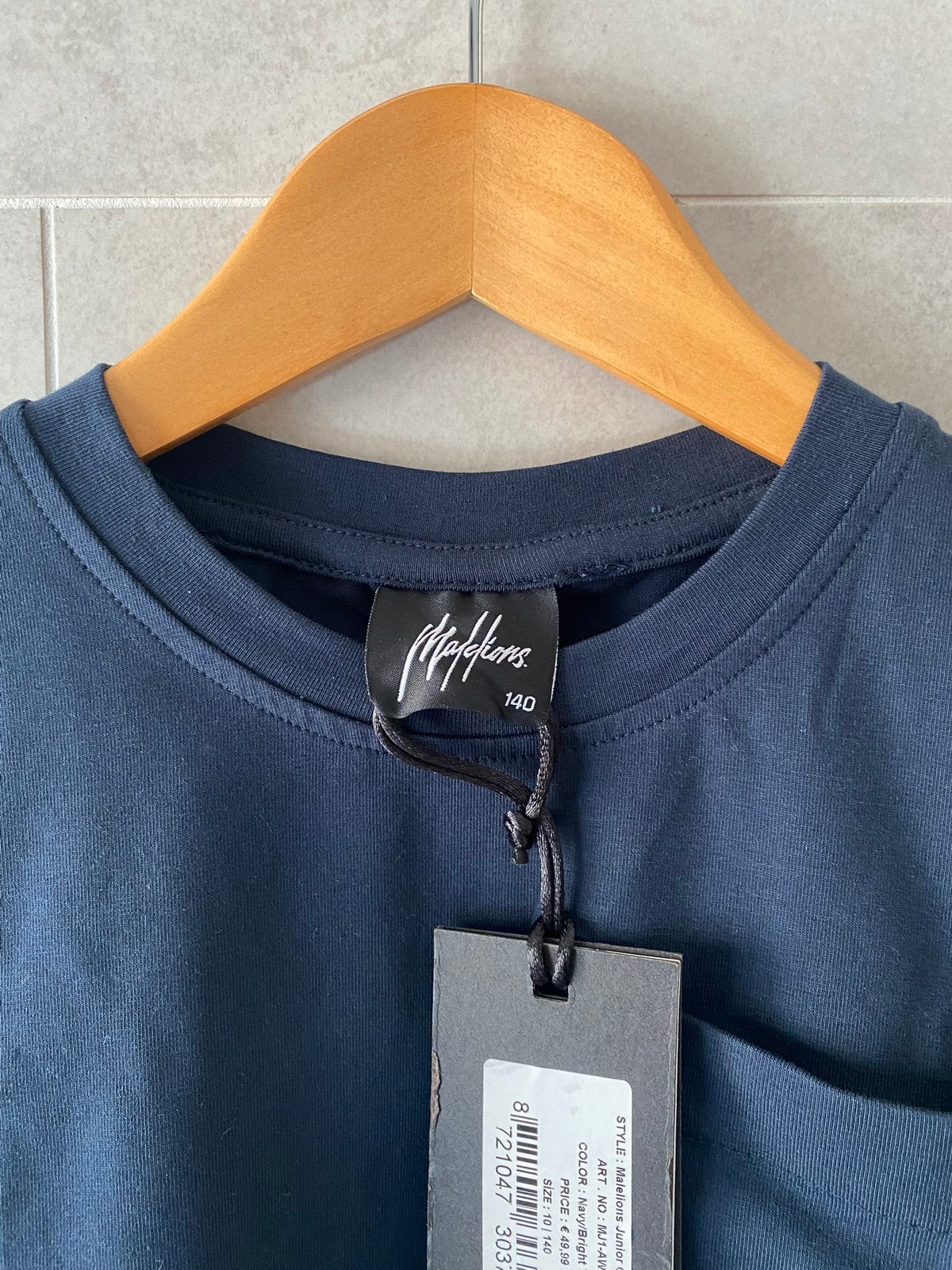 T-shirt Malelions maat 140, Ophalen of Verzenden, Nieuw, Overige maten, Blauw