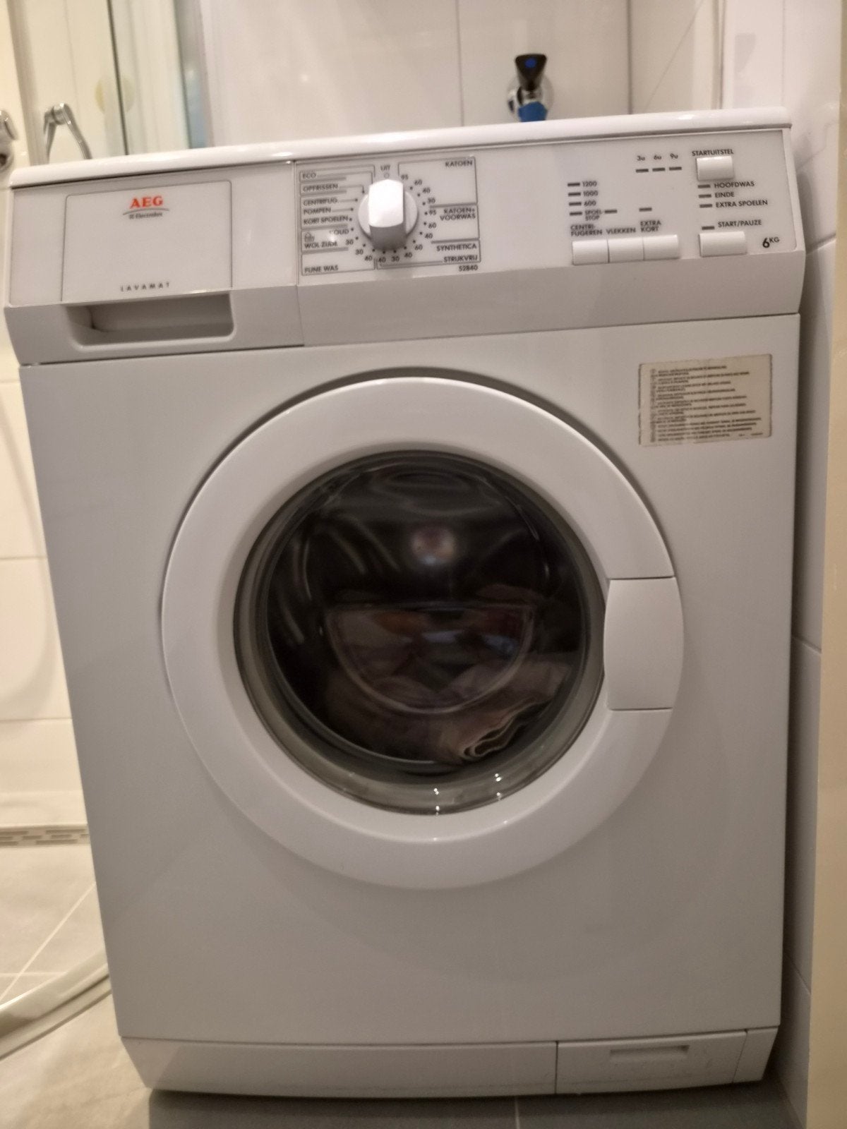 wasmachine ELECTROLUX LAVAMAT, Ophalen, Gebruikt, 1200 tot 1600 toeren, 85 tot 90 cm