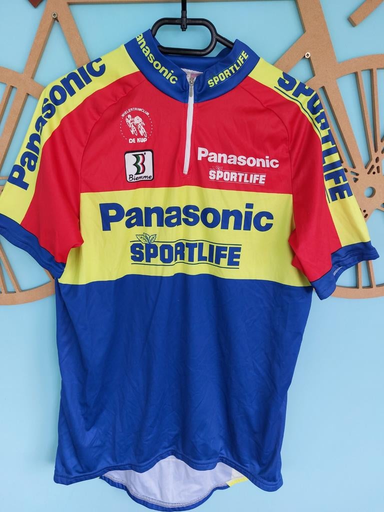 WIELERSHIRT PANASONIC SPORTLIFE wielertrimclub De Kup, Ophalen of Verzenden