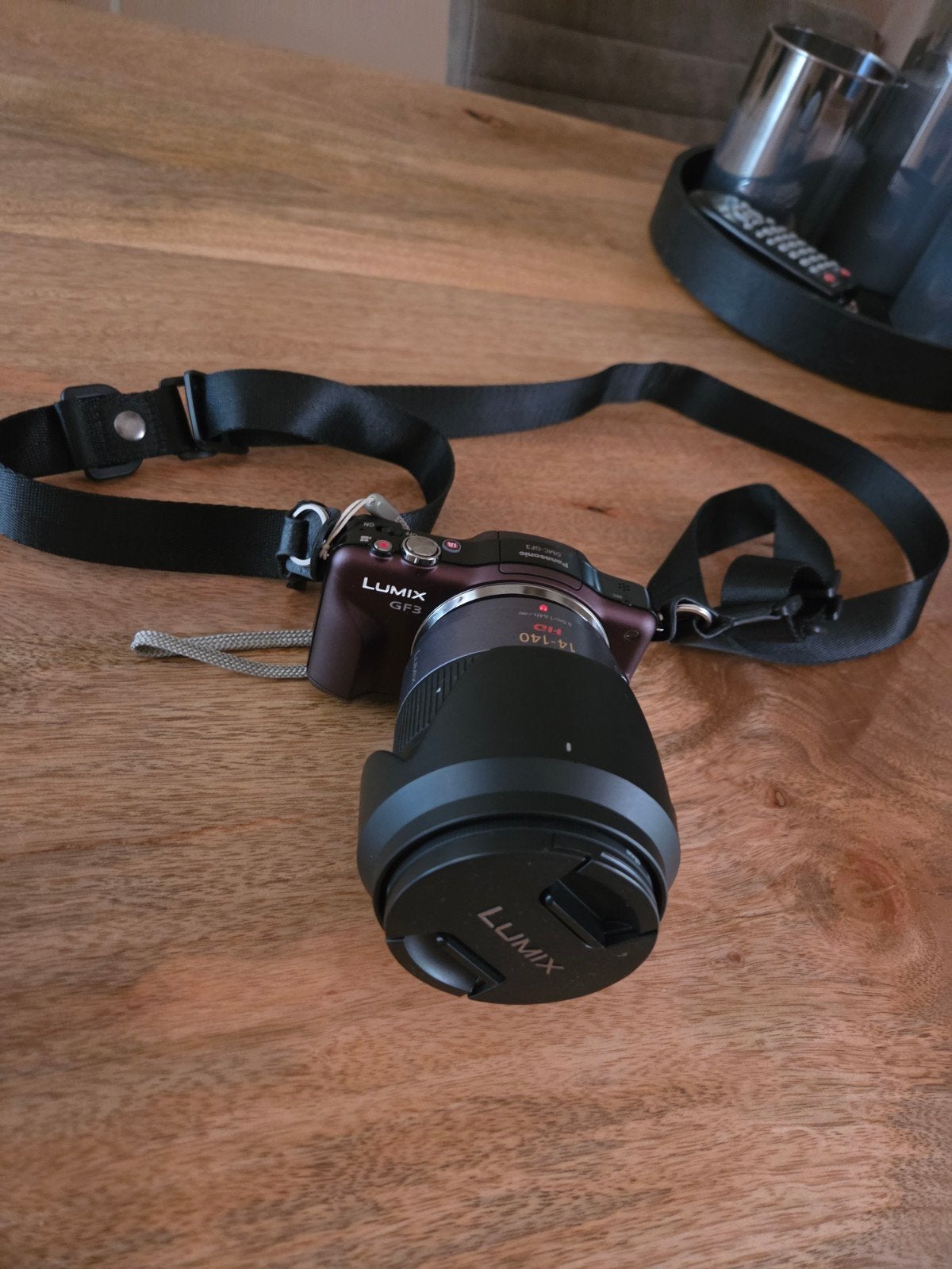 Panasonic Lumix DMC-GF3 + 14-140mm lens, Ophalen, Lensdop, Panasonic, 8 keer of meer