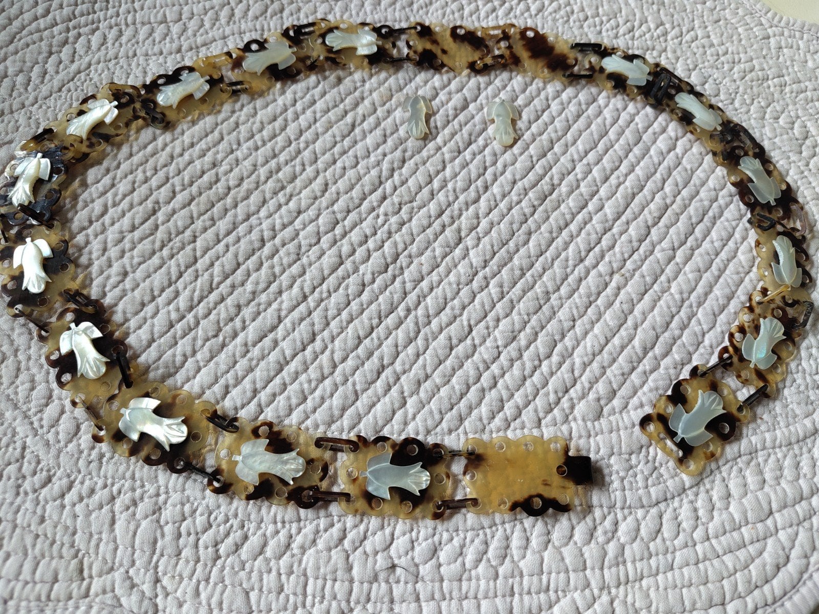 Ketting of riem van schildpad, Sieraden, Tassen en Uiterlijk, Kettingen, Ophalen of Verzenden, Nieuw, Overige materialen
