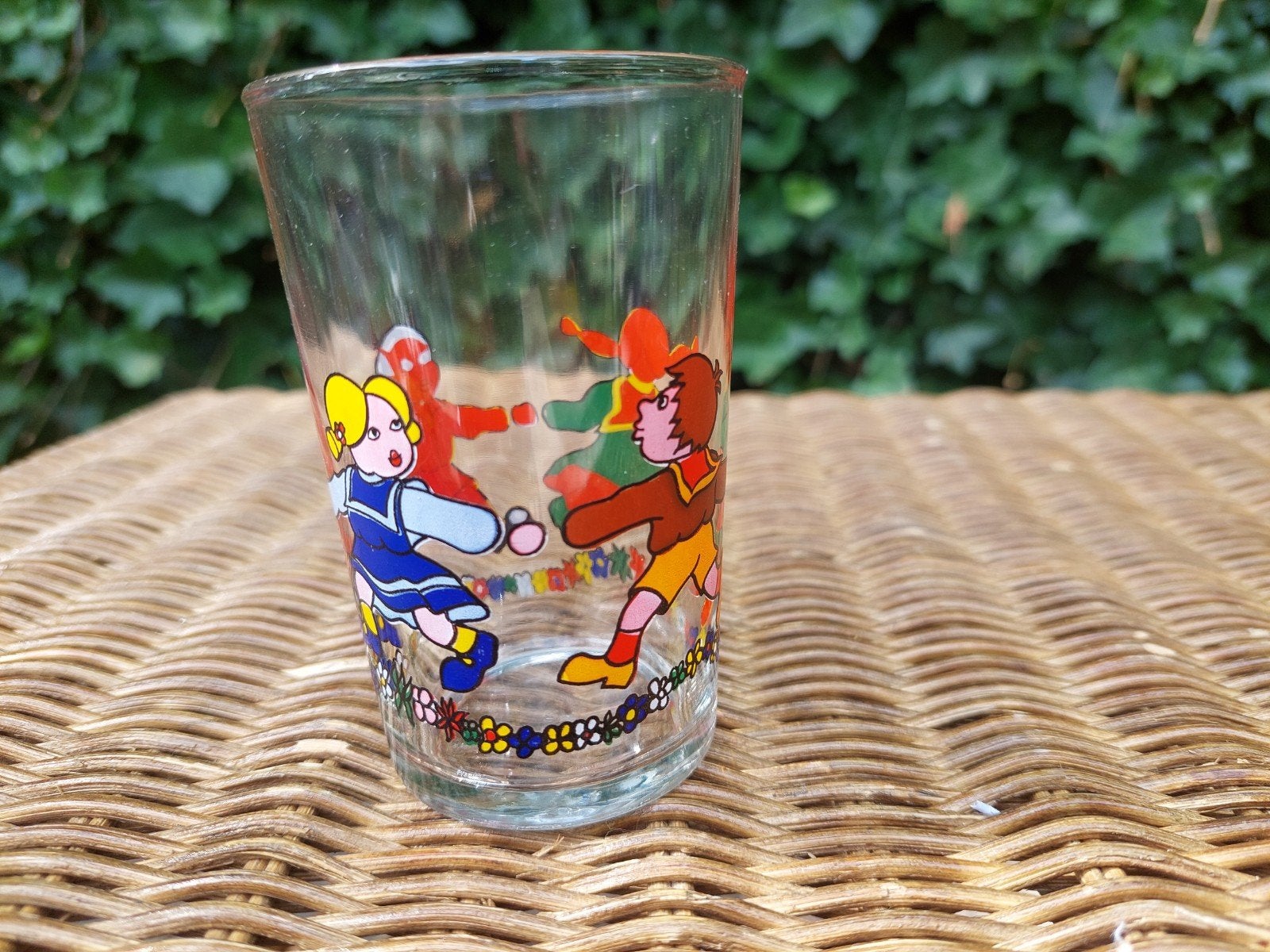Vintage VMC Reims France kinderglas, jaren '70, Antiek en Kunst, Ophalen of Verzenden