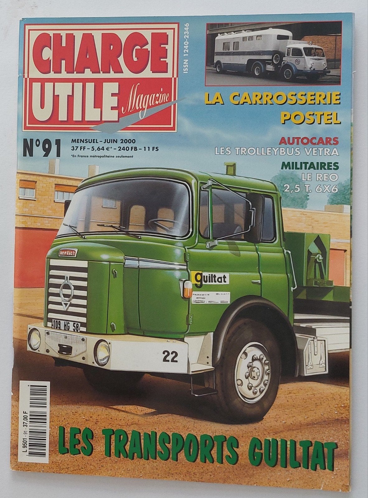 Charge Utile Magazine N91 juni 2000, Boeken, Tijdschriften en Kranten, Ophalen of Verzenden, Gelezen, Overige typen