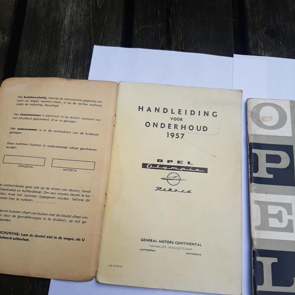 Opel documentatie, Ophalen of Verzenden