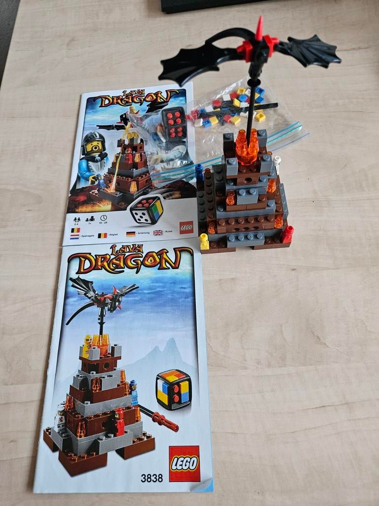 Lego 3838 Lava Dragon spel, Ophalen of Verzenden