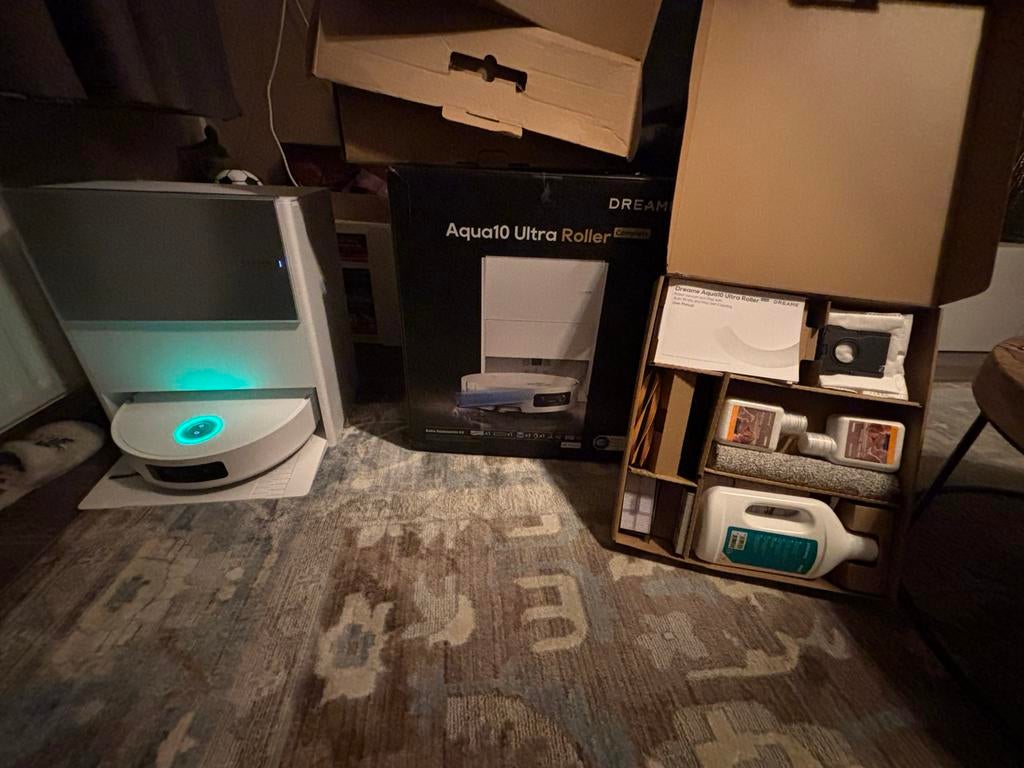 Dreame Aqua 10 Robotstofzuiger met dweilfunctie als nieuw, Dreame, Automatisch legen, Ophalen of Verzenden, Zo goed als nieuw