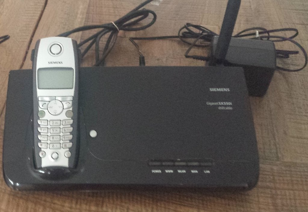Siemens gigaset sx 550i draadloos + extra handset, Verzenden, 1 handset