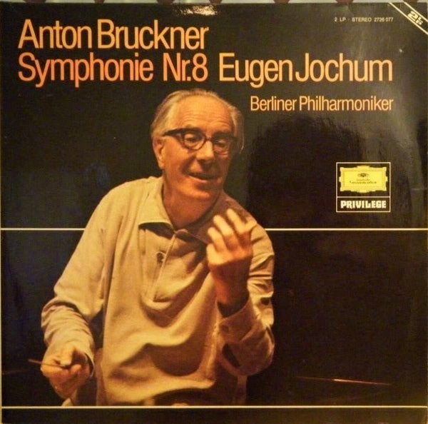 LP - Bruckner - Symphonie nr.8 - Eugen Jochum, Ophalen of Verzenden, Zo goed als nieuw, Romantiek, Dubbel-LP