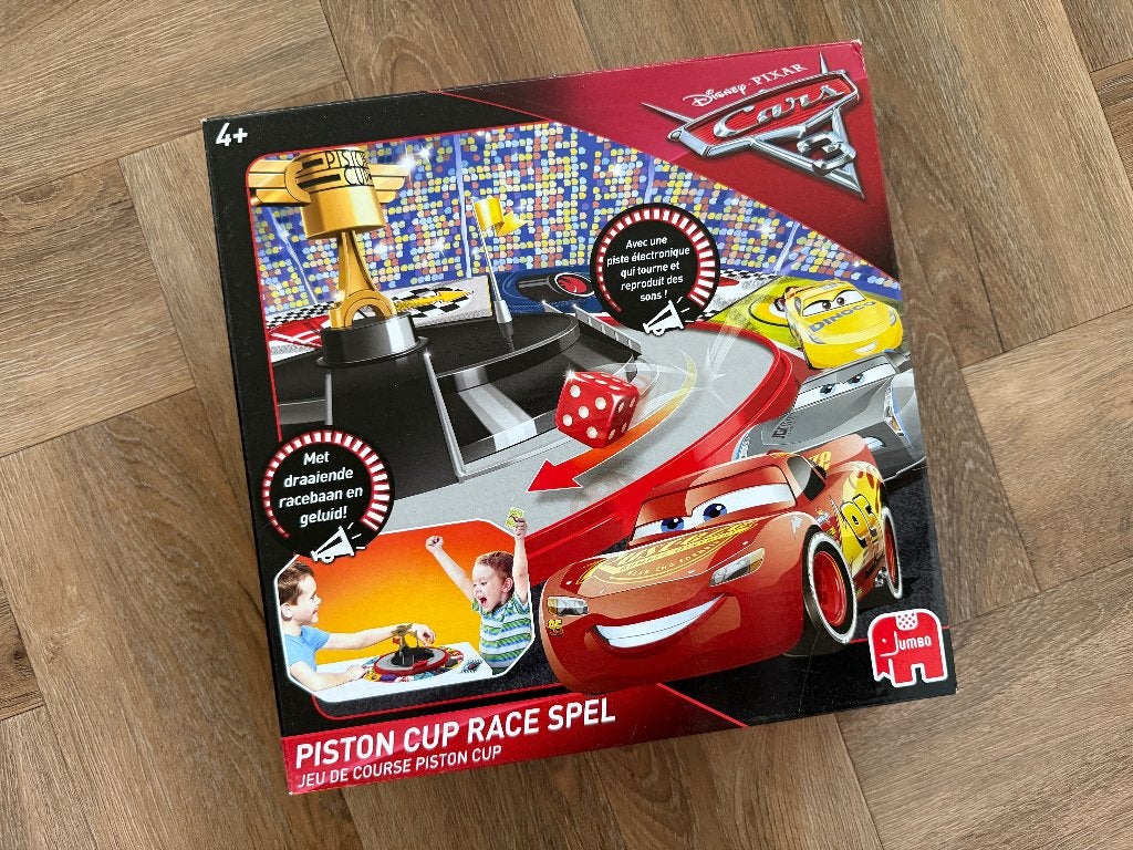 Disney Cars: Piston Cup Race spel, Een of twee spelers, Ophalen of Verzenden, Zo goed als nieuw, Jumbo