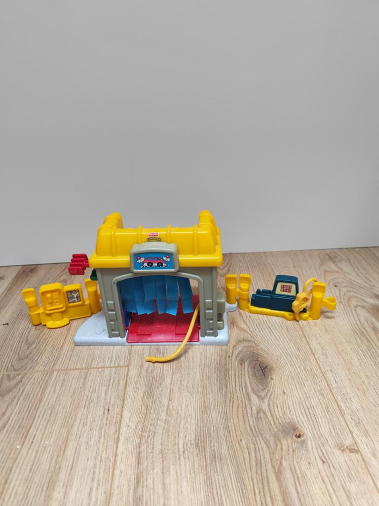 Fisher-Price Little People Wasstraat met auto's, Kinderen en Baby's, Speelgoed | Speelgoedvoertuigen, Ophalen, Gebruikt