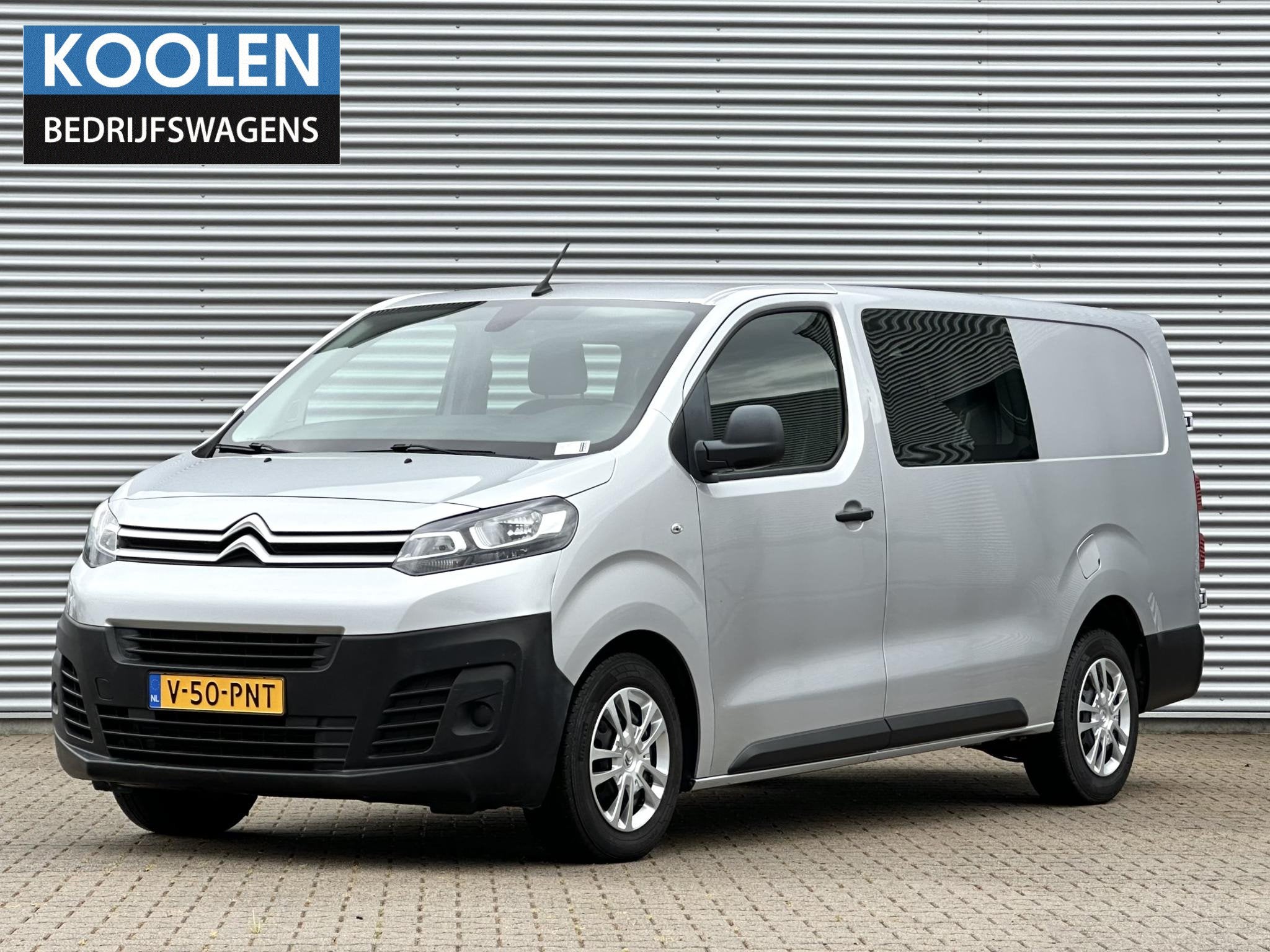 Citroen Jumpy 2.0 BlueHDI 120PK Dubbele cabine dc MARGE BTW, Voorwielaandrijving, Stof, Gebruikt, Euro 6