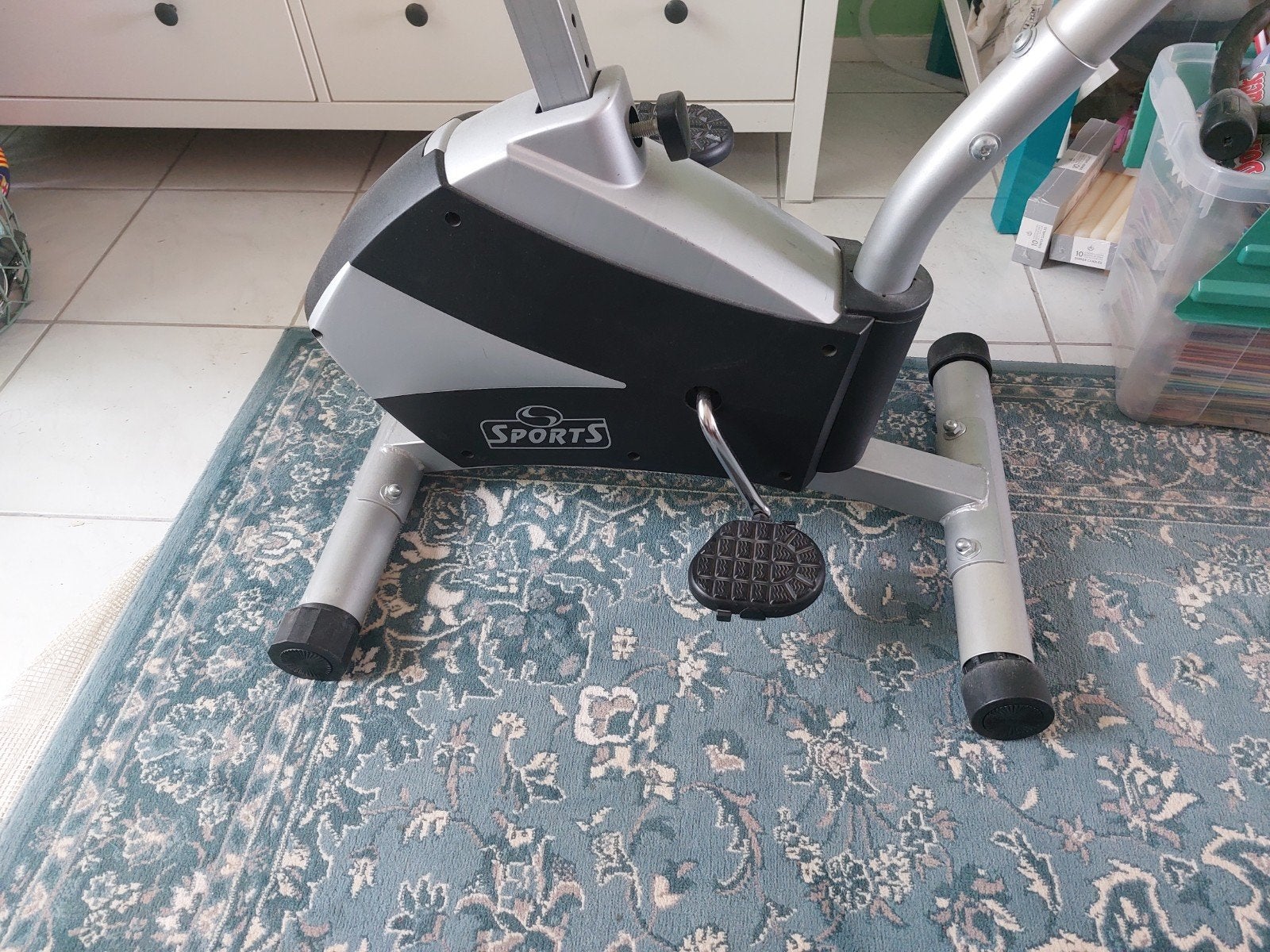 Hometrainer S Sports - Ideaal voor thuisworkouts, Ophalen, Gebruikt, Metaal, Benen