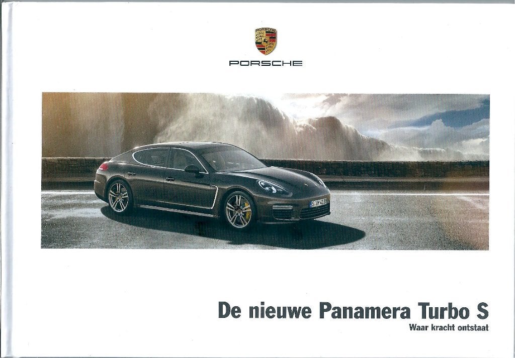Brochure Porsche Panamera Turbo S 2013, Ophalen of Verzenden, Gelezen, Porsche