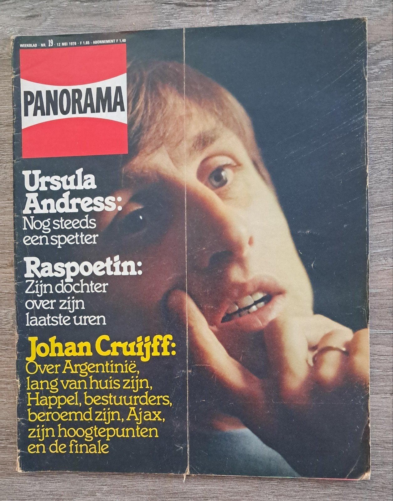 Panorama magazine 1978 - Johan Cruijff, Ursula Andress, Verzamelen, Sportartikelen en Voetbal, Ophalen of Verzenden, Ajax, Overige typen