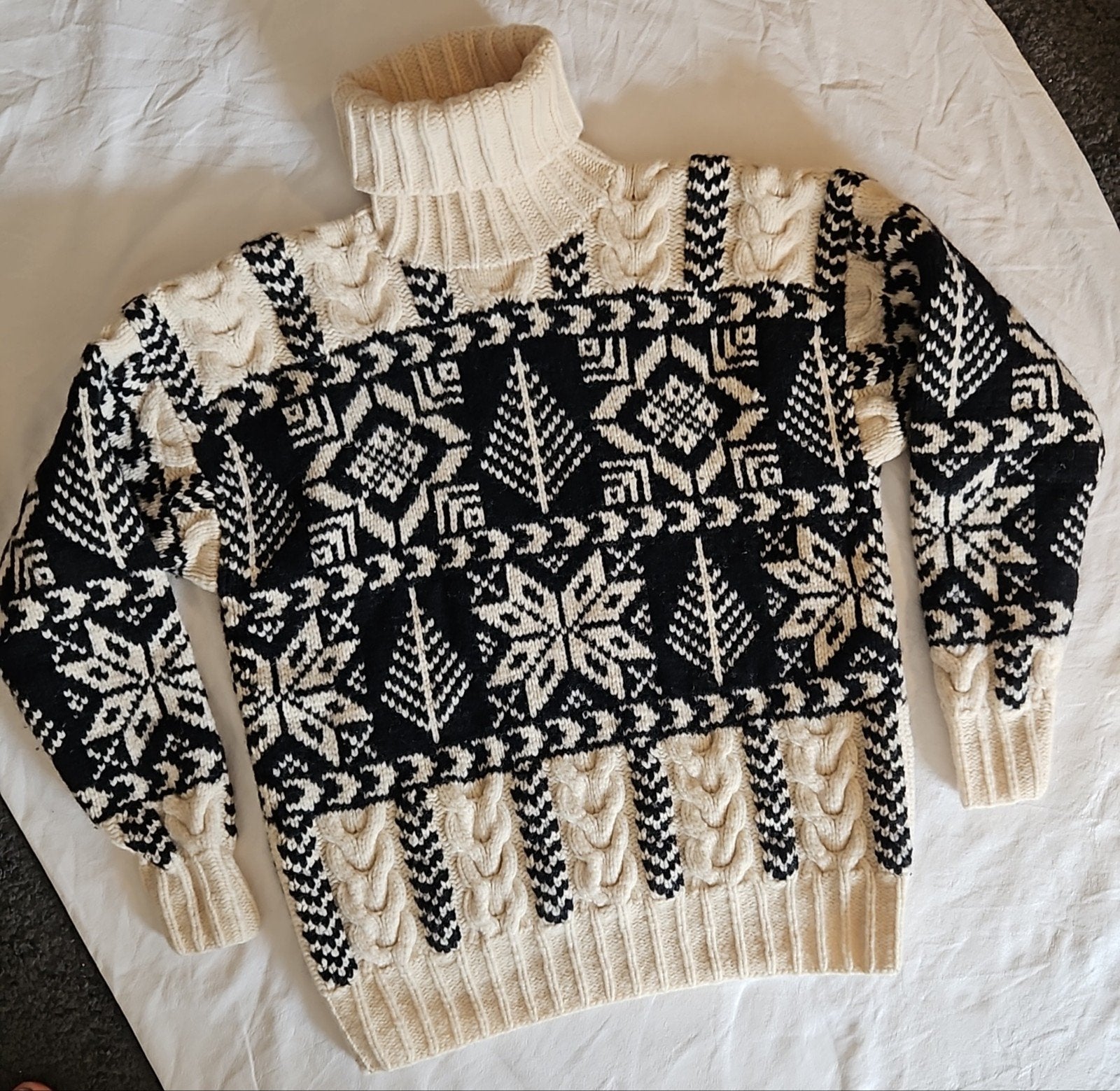 Vintage Scapa Sports noorse coltrui 100% Shetland Wol Maat, Kleding | Heren, Ophalen of Verzenden, Zo goed als nieuw